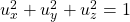 u_x^2 + u_y^2 + u_z^2 = 1